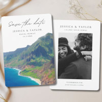 Kauai Save the Date Hawaii Wedding