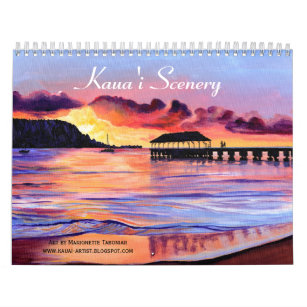 Kauai Scenery and Landscapes Calendar