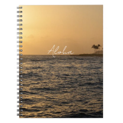 Kauai Sunset Koloa (photo taken by me) Notebook