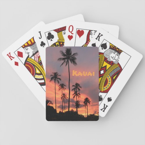 Kauai Sunset Playing Cards