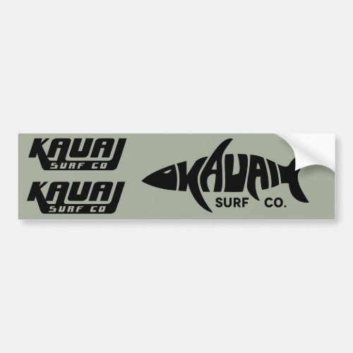 Kauai Surf Co Sticker Set