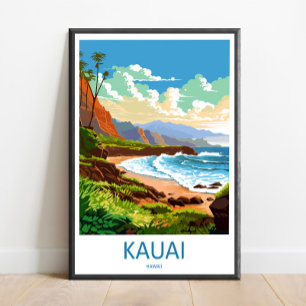 Kauai Travel Print Wall Art Kauai Wall Hanging Hom