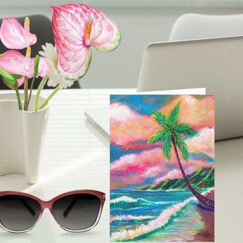 Kauai Tropical Beach Card