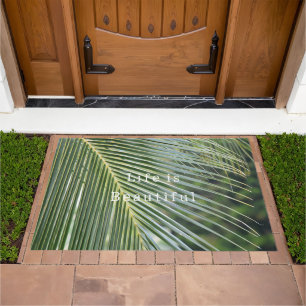 Kauai Tropical Leaves (photo taken by me) Doormat