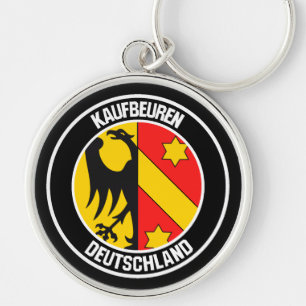 Kaufbeuren Round Emblem Keychain