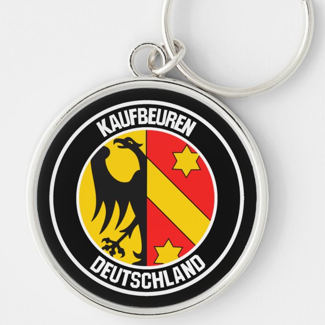 Kaufbeuren Round Emblem Keychain (Front)