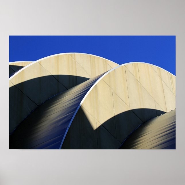 Kauffman Center Curves and Shadows Poster (Front)