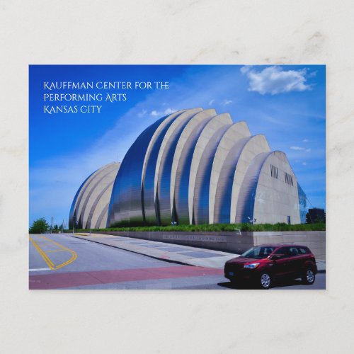 Kauffman Center Kansas City Postcard