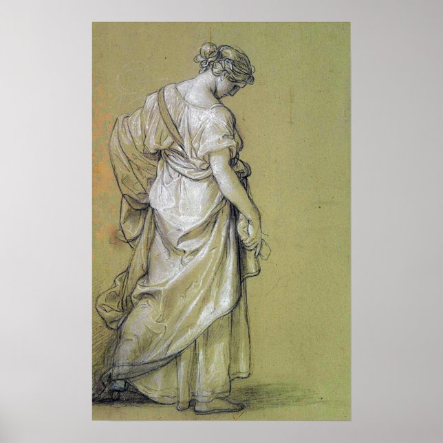 Kauffman - Study Of Standing Woman Poster (Front)