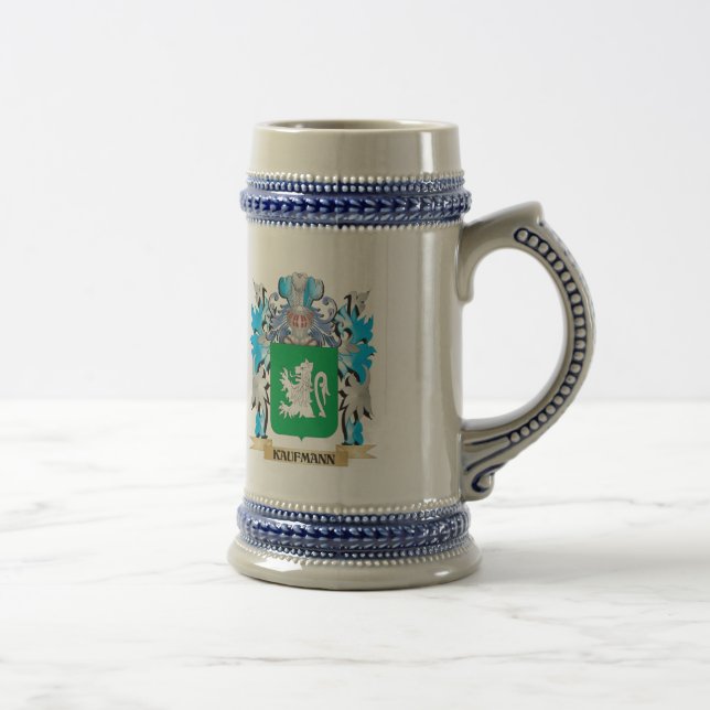 Kaufmann Coat of Arms - Family Crest Beer Stein (Right)