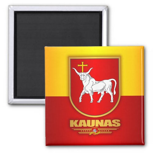 Kaunas Apparel Magnet