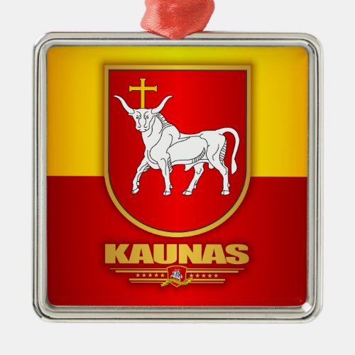 Kaunas Apparel Metal Ornament