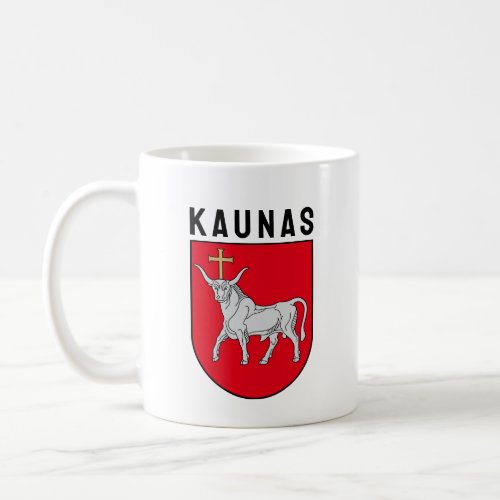 Kaunas coat of arms Lithuania Coffee Mug