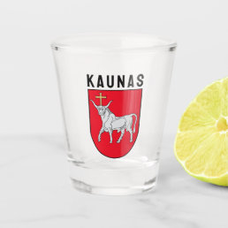 Kaunas coat of arms, Lithuania Shot Glass