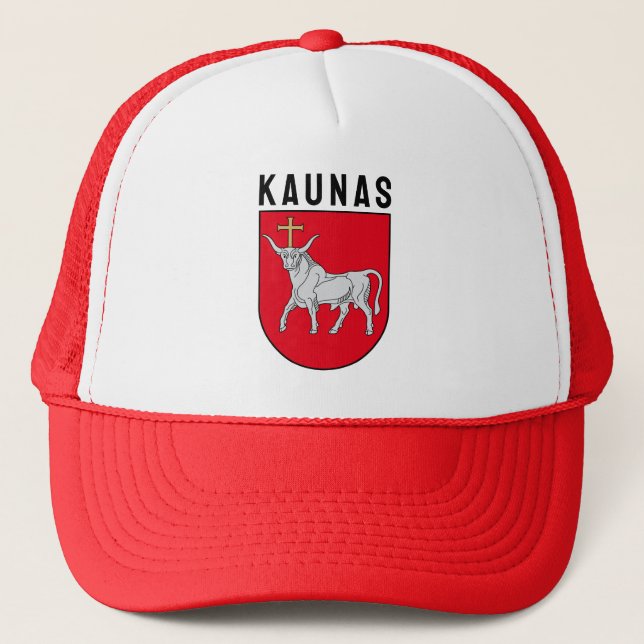 Kaunas coat of arms, Lithuania Trucker Hat (Front)