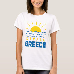 Kavala Greece Sunshine And Sea Waves Women's T-Shirt