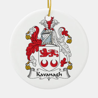 Kavanagh Family Crest Ceramic Ornament
