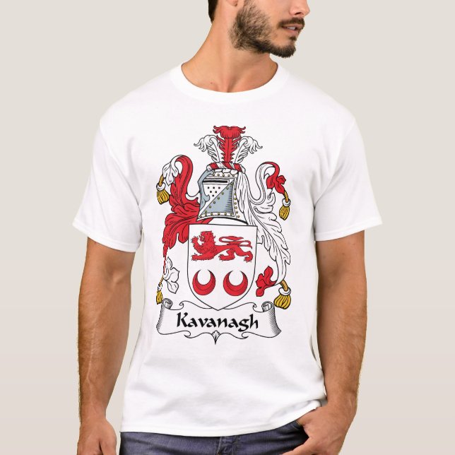Kavanagh Family Crest T-Shirt (Front)