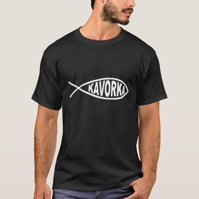 Kavorka Fish Dark T-Shirt (Front)