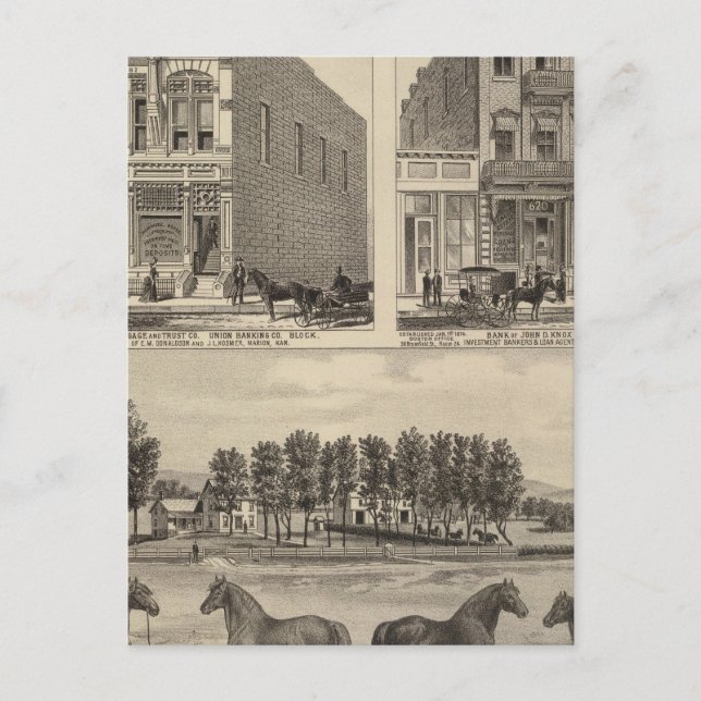 Kaw Valley Farm, Marion, and Topeka, Kansas Postcard (Front)