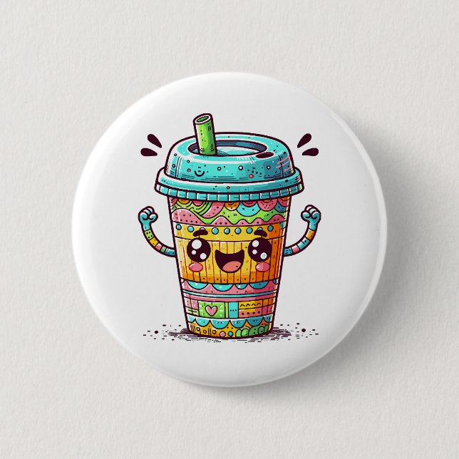Kawai Coffee Button (Front)