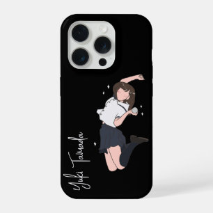 Kawai Jumping Girl Customizable iPhone 15 Pro Case