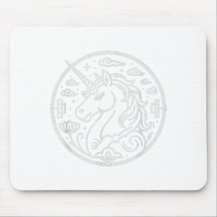 Kawaii 2026 Unicorn Year Of The Horse Fortune Ride Mouse Pad