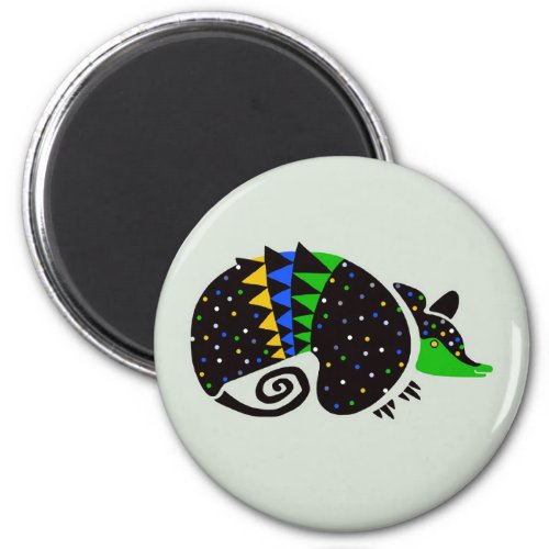 Kawaii _ 3_banded Armadillo_ Wildlife _Brazil Magnet