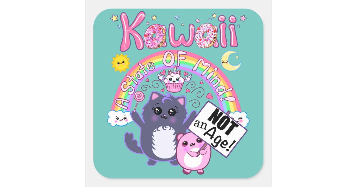 Kawaii: A State of Mind, Not an Age! Fun Stickers