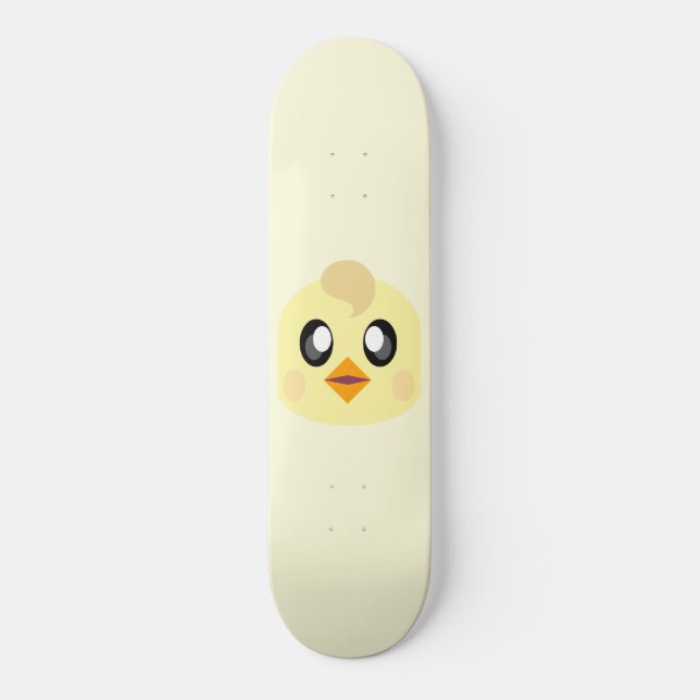 KAWAII ADORABLE CHICKIE SKATEBOARD DECK (Front)
