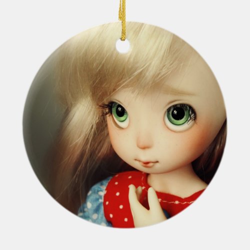 kawaii adorable elf doll bjd beautiful pretty girl ceramic ornament