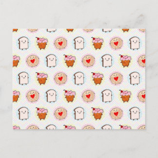 Kawaii Afternoon Tea Postcard