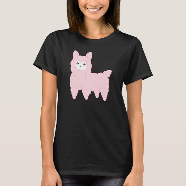 Kawaii Alpaca T-Shirt (Front)