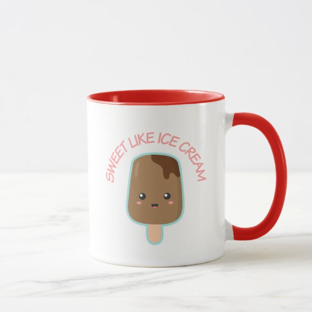 Kawaii and Sweet Like Ice Cream Mug (Right)