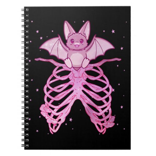 Kawaii Anime Animal Pastel Goth Bat Notebook