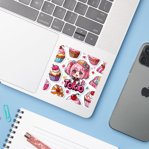 Kawaii Anime Art Japanese Pop Culture Sticker