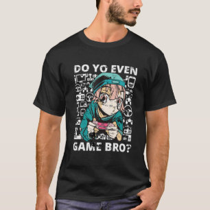 Kawaii Anime Gamer Girl Aesthetic Gaming For Teena T-Shirt