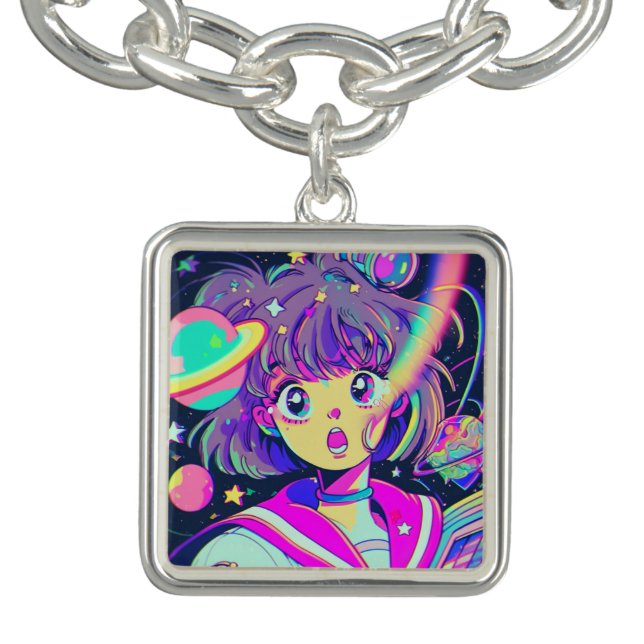 Kawaii Anime Girl Bracelet (Design)