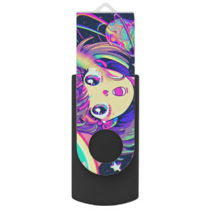 Kawaii Anime Girl Flash Drive