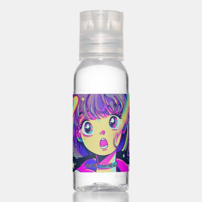 Kawaii Anime Girl Hand Sanitizer (Front)