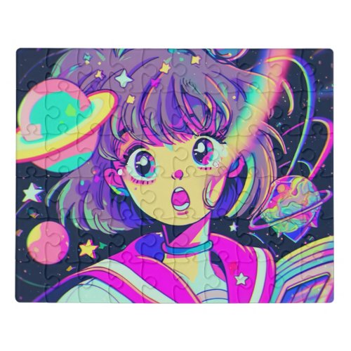 Kawaii Anime Girl Jigsaw Puzzle