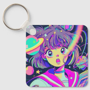 Kawaii Anime Girl Keychain