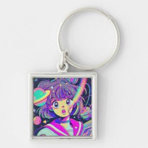 Kawaii Anime Girl Keychain