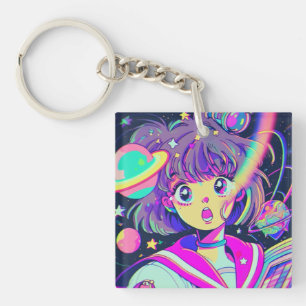 Kawaii Anime Girl Keychain