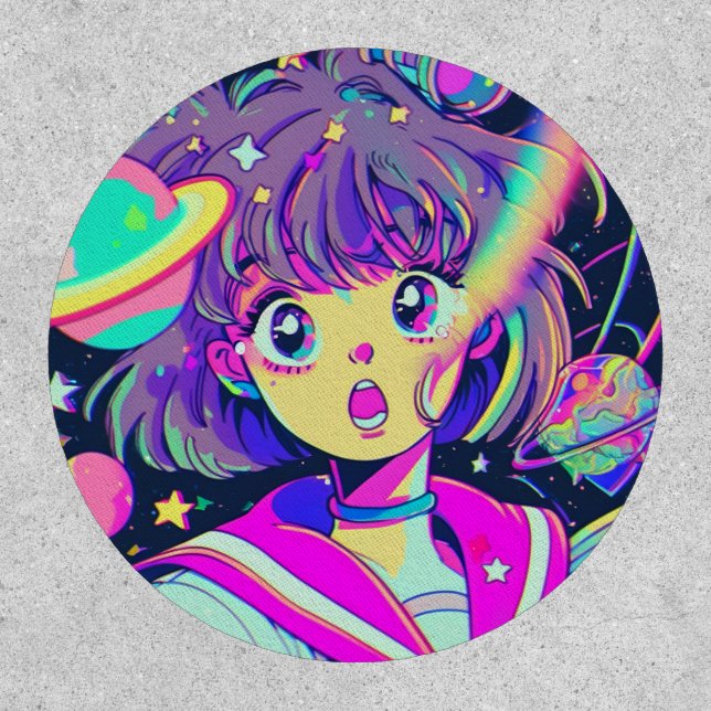 Kawaii Anime Girl Patch (Front)