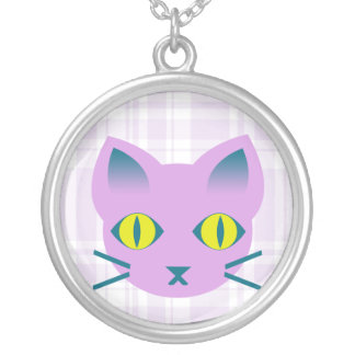 Kawaii Anime Kitty Cat Sterling Silver Necklace