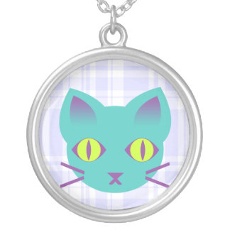 Kawaii Anime Kitty Cat Sterling Silver Necklace