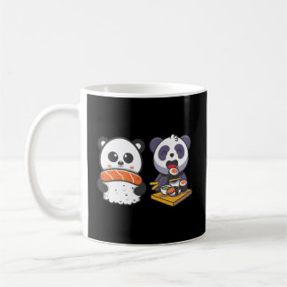 Kawaii Anime Panda Sushi Japanese Nigiri Otaku Coffee Mug