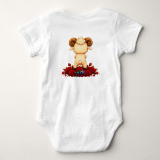 Kawaii Aries Zodiac Neos Baby Bodysuit