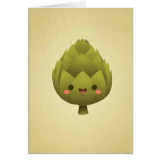 Kawaii Artichoke Cards